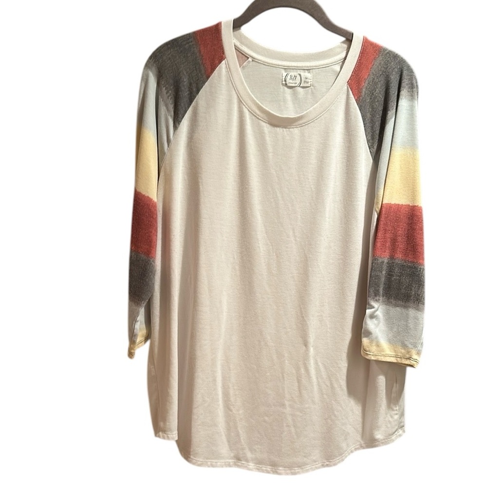 Maurices Colorblock Raglan Sleeve Top